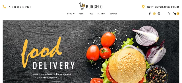 Burgelo: A Classic E-commerce Website Template