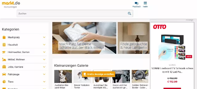 Markt a example of online shopping website
