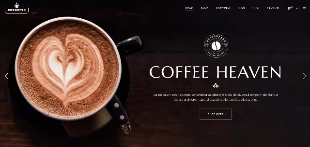 Correcto: A Clean Café Website Template