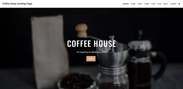 Divi: The Fastest WordPress Coffee Shop Theme