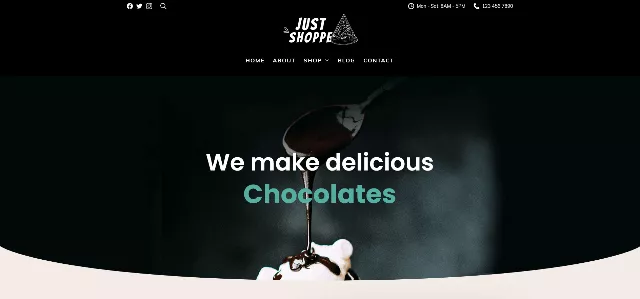 Justshoppe: An Elegant Cafeteria Theme