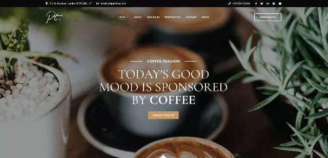 PatioTime: A Espresso Bar WooCommerce Template