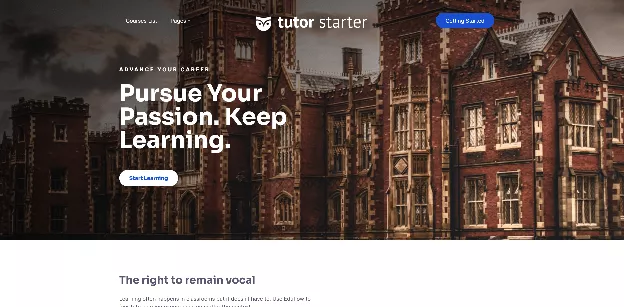 TutorStarter: A Free WordPress Course Theme