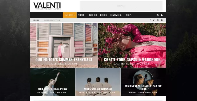 Valenti: A Creative RTL WP Template