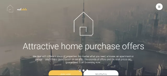 a Rock Solid Real estate Agency WordPress Theme