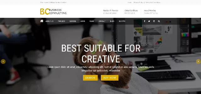 BC: An Elite Corporate Website Template