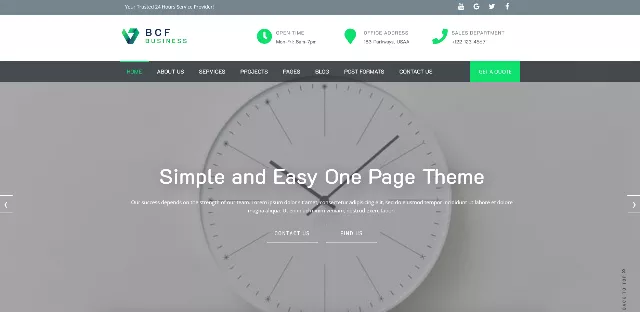 BCF: Responsive Business Website Design