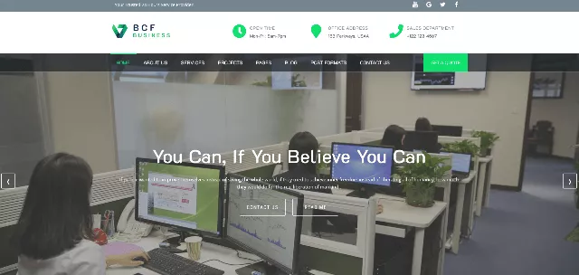 BCF: Versatile Human Resource Website Template