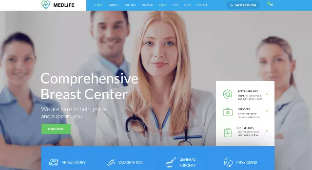 KALLYAS: a Multi-purpose Senior Care WP Template