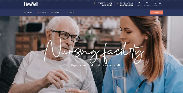 LiveWell: a Home Health Aide Website Template