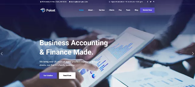 Poket: A Creative Corporate Website WordPress Theme