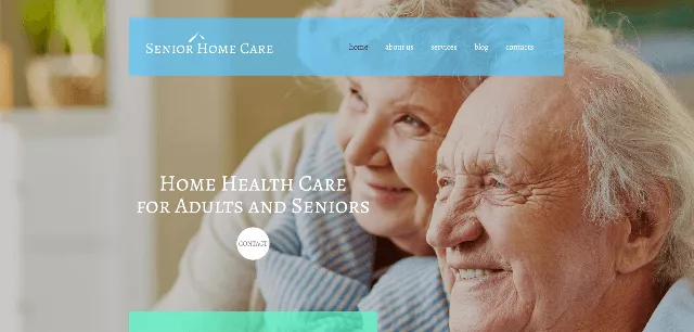 Senior Home: a Modern Senior Kindness Website Template