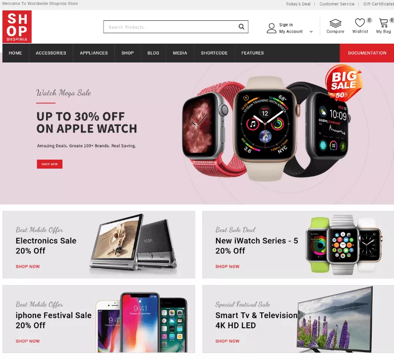 Shopinia By TemplateMela