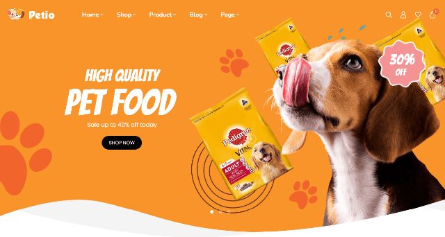 Animal hospital website theme