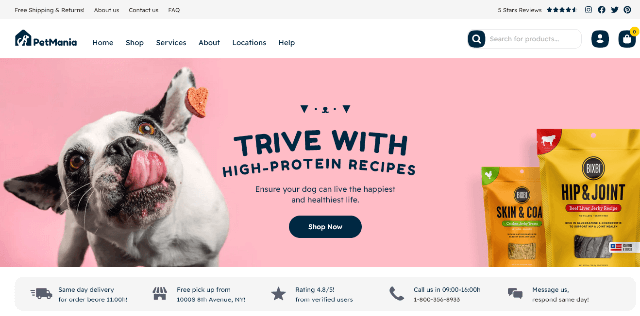 PetMania - Vet clinic website builder