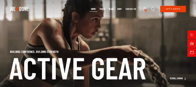 Welldone – 健康・ウェルネス向けのレスポンシブ栄養士サイトテンプレート