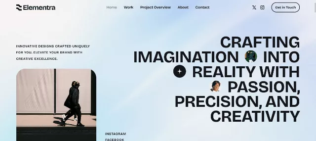 Elementra - Elementor landing page template for creating modern, responsive, and visually appealing websites