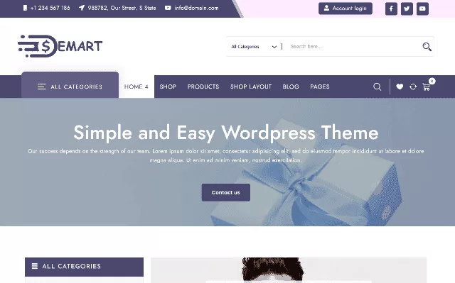 Fashion Mart – kostenloses Online-Fashion-Store-Design mit sauberem, stylischem Layout, leicht und spaßig zu durchstöbern