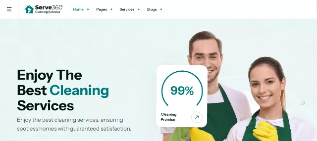 Serve360 – an amazing WordPress theme with Elementor, making site building surprisingly easy