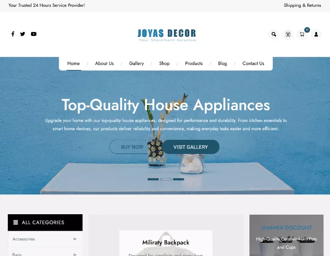 Check out this clean, beautiful Joyas WordPress theme preview—it’s super beginner-friendly and perfect for you!