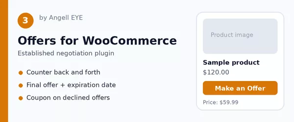 Offers for WooCommerce by Angell EYE