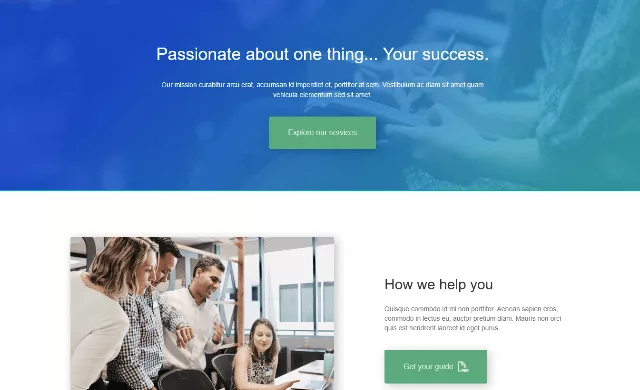 Beaver Builder Theme official WordPress theme demo homepage built with Beaver Builder