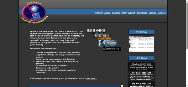 Evenbalance.com software company website example of websites with bad design
