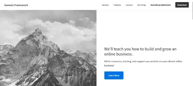 Genesis Framework WordPress theme foundation for developers using Beaver Builder