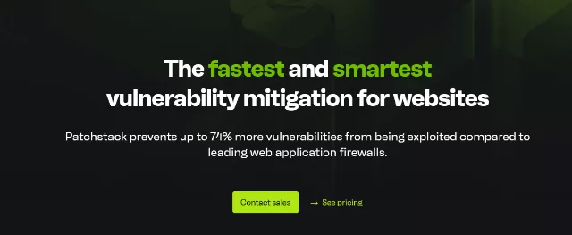 Patchstack WordPress security firewall dashboard with attack stats