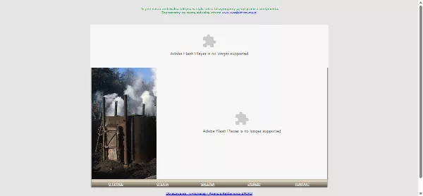 Patimex.com business website example of badly designed websites