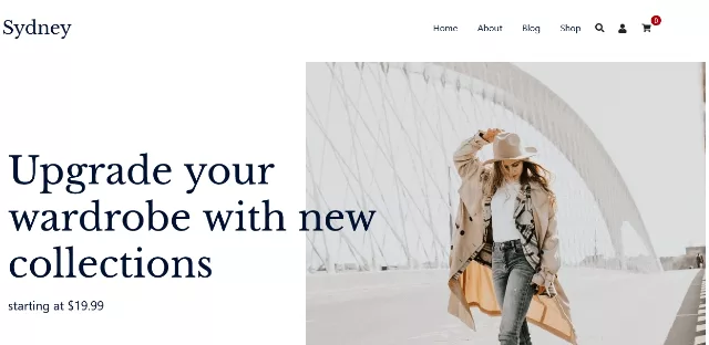 Sydney business WordPress theme layout customized with Beaver Builder