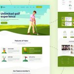 HAMZ - Download Free PSD Template for Golf, Sports