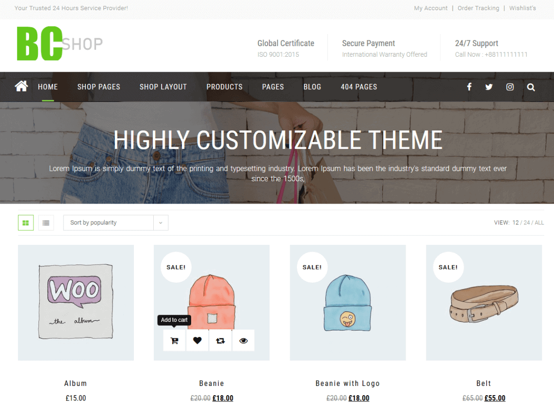 BC Shop Child theme of BC Business Consulting