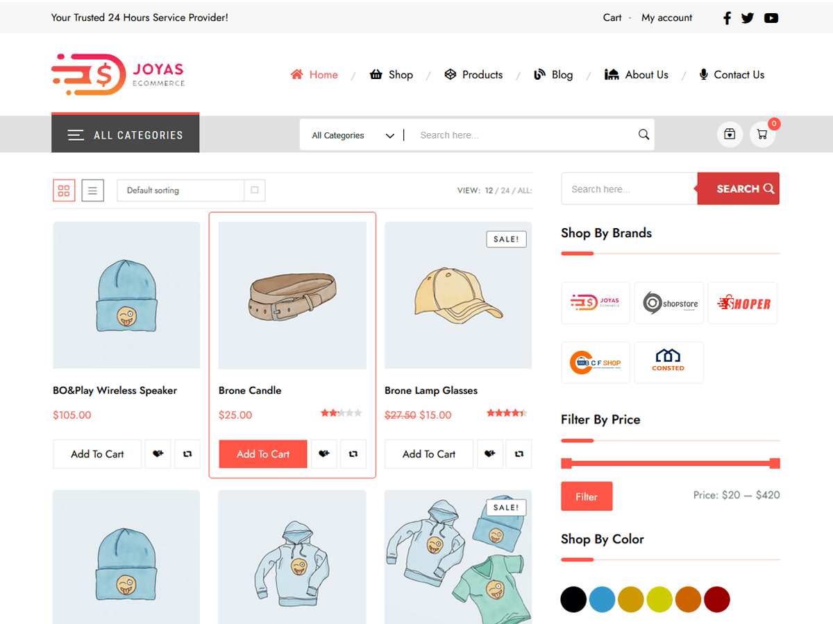 The Joyas-Storefront – WooCommerce Child Theme for Modern eCommerce