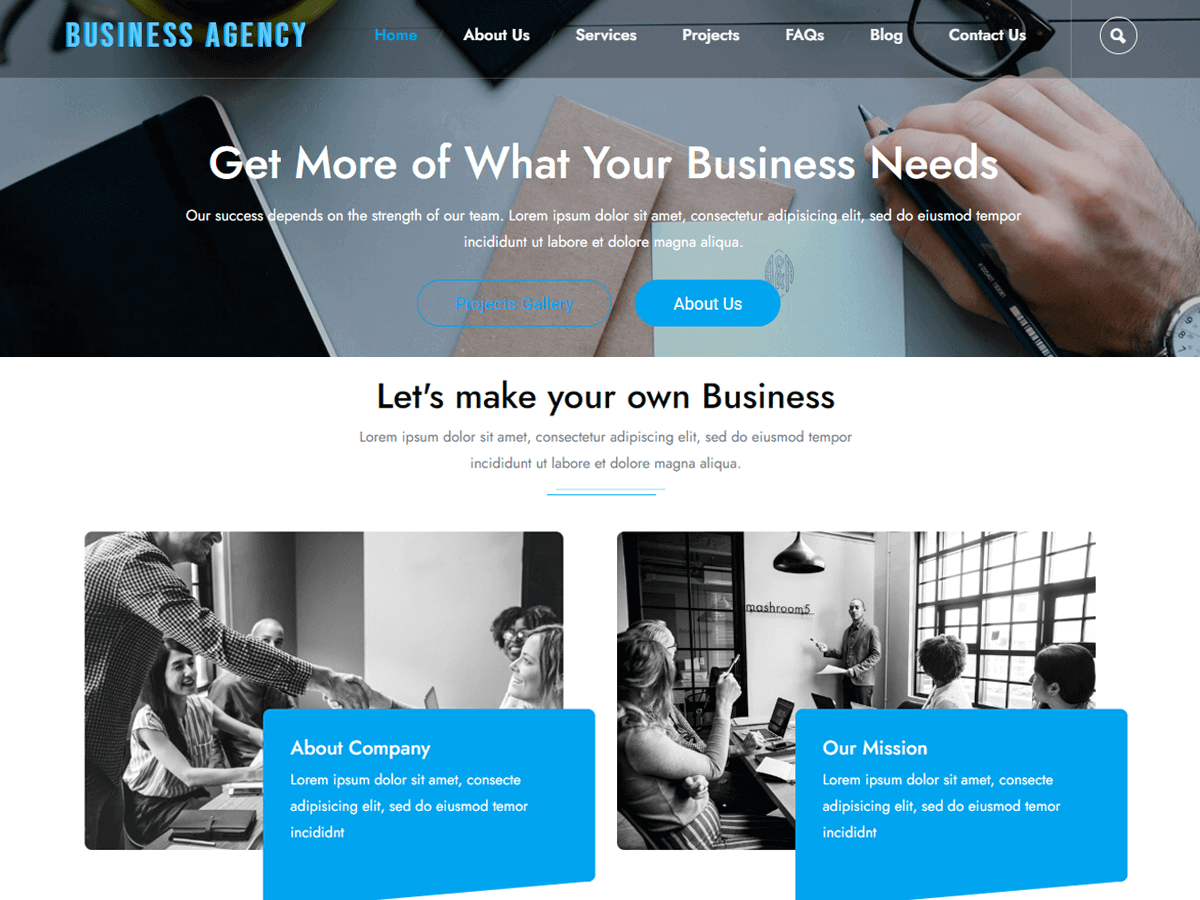 Joyas Business Agency – Modern Child Template for Digital Shop & Corporate Sites
