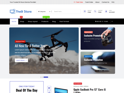 A Multipurpose WooCommerce Theme for Online Shop