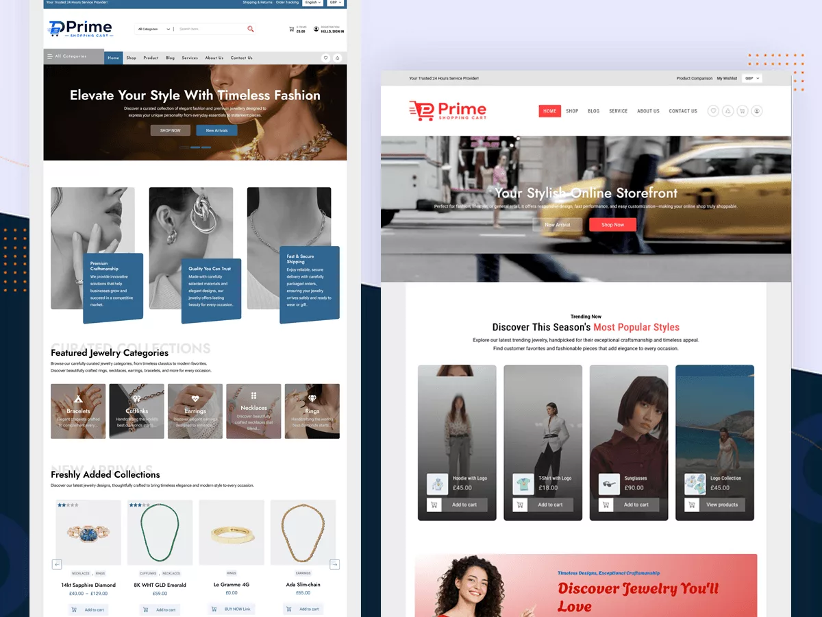 Prime Shopping Cart – Complete WooCommerce Design System & Store Builder