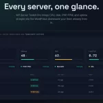 WP Server Toolkit Pro brings CPU, disk, PHP‑FPM, and uptime straight into the WordPress dashboard your team already lives in.